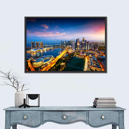 Marina Bay Twilight Singapore Wall Art