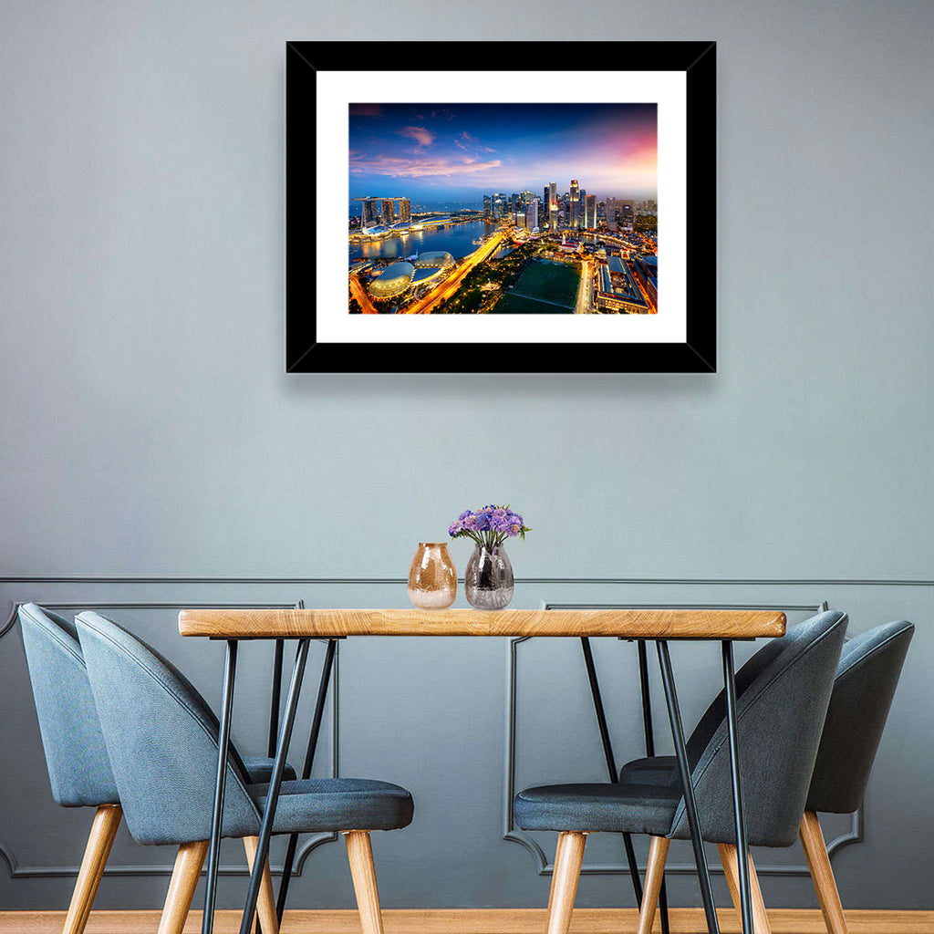 Marina Bay Twilight Singapore Wall Art