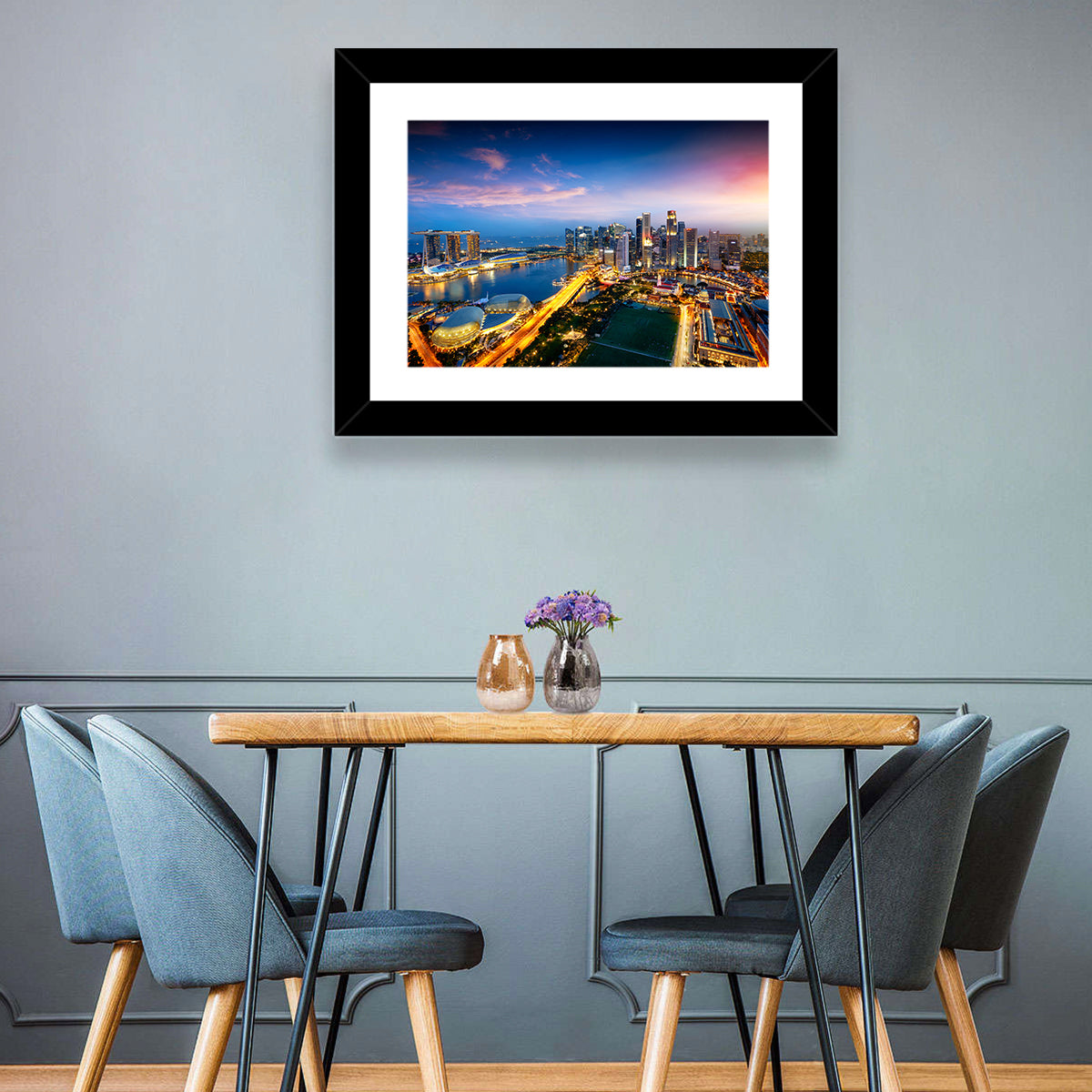 Marina Bay Twilight Singapore Wall Art