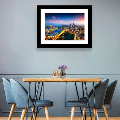Marina Bay Twilight Singapore Wall Art