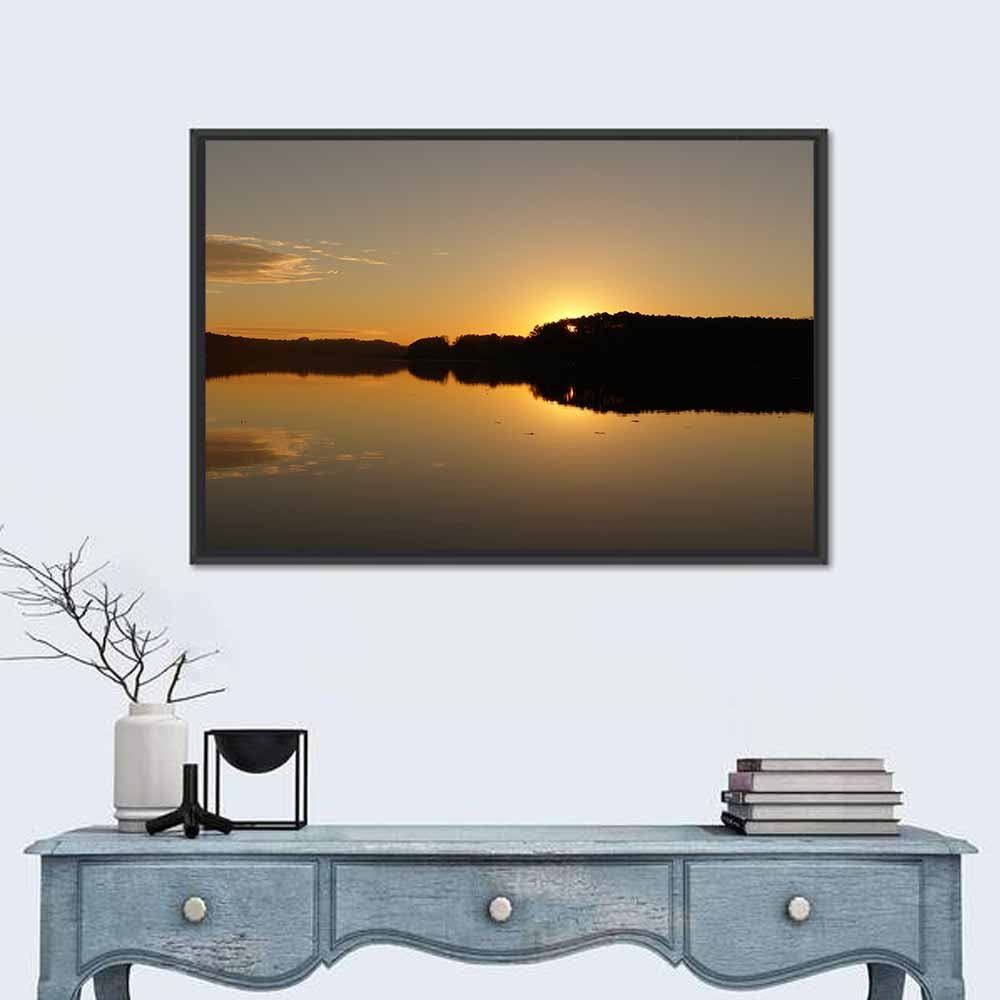 Lake Acworth Sunset Reflection Wall Art
