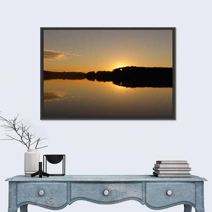 Lake Acworth Sunset Reflection Wall Art