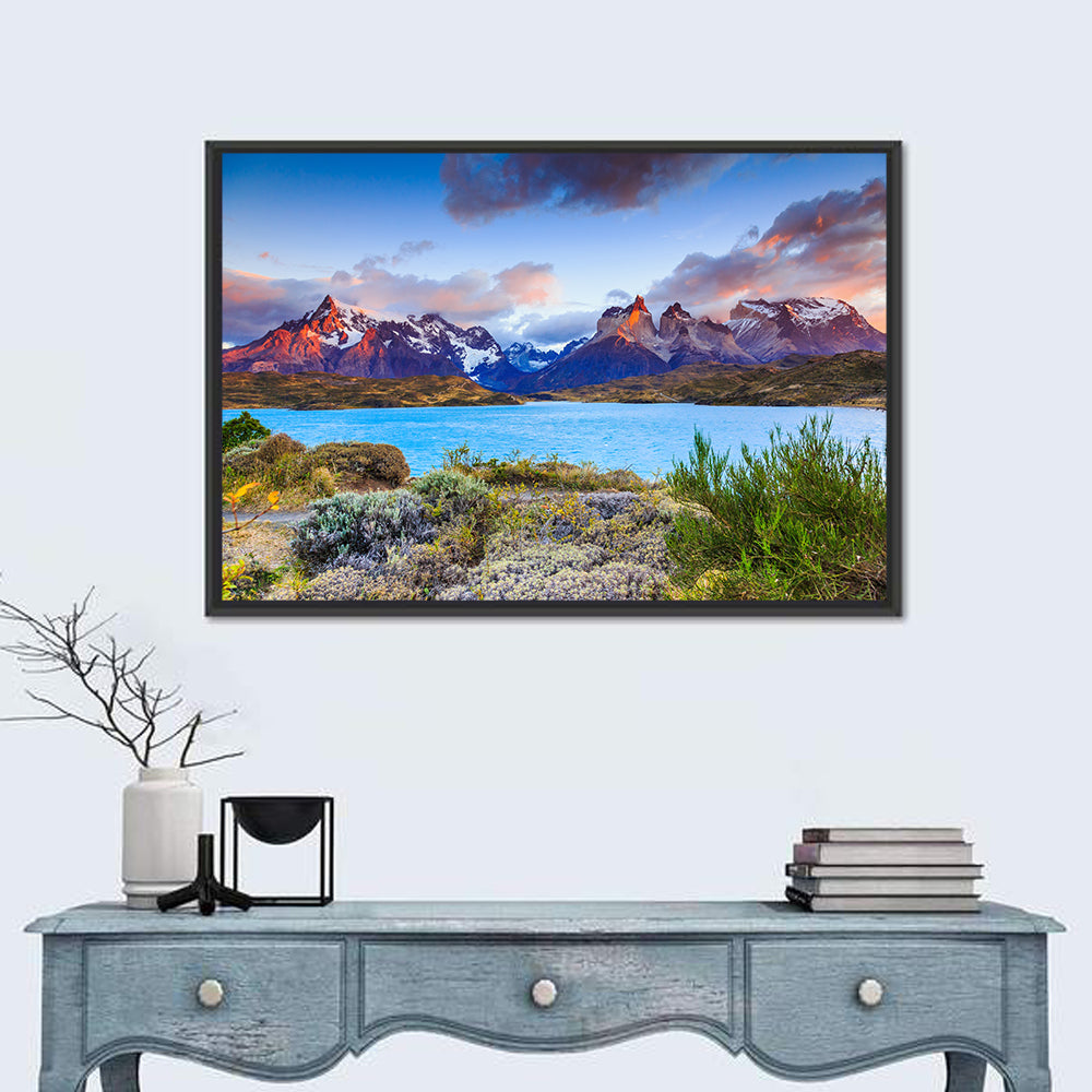Lake Pehoe at Dawn Wall Art
