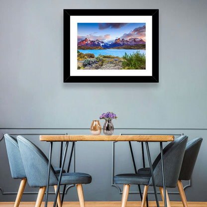 Lake Pehoe at Dawn Wall Art