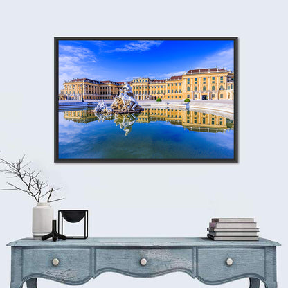 Schönbrunn Palace Fountain View Wall Art