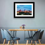 San Antonio Skyline at Dusk Wall Art