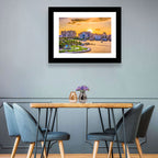 Sarasota Bayfront Sunset Skyline Wall Art