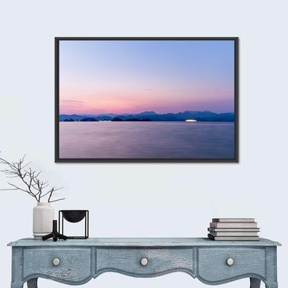 Hangzhou Thousand Island Lake at Dusk Wall Art
