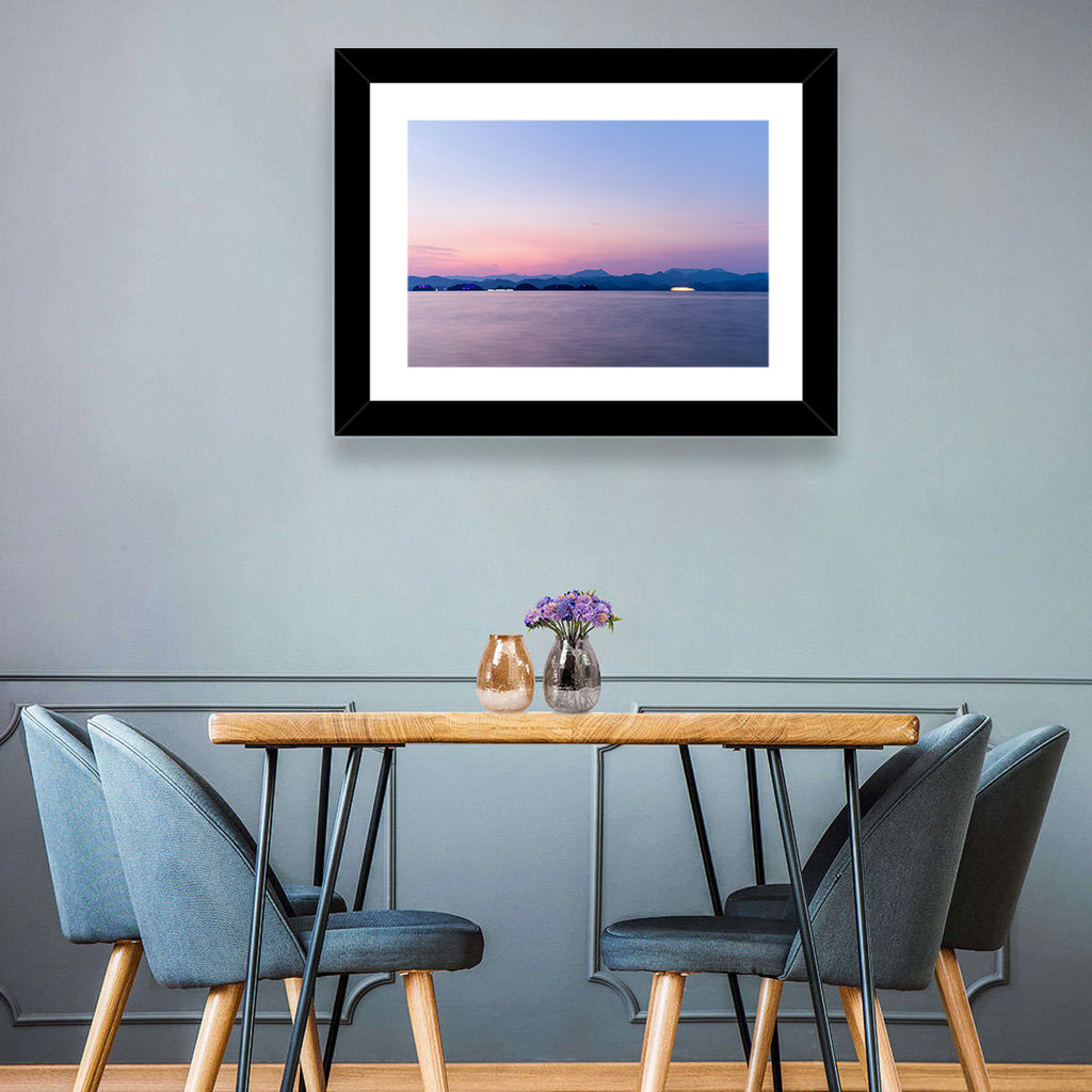 Hangzhou Thousand Island Lake at Dusk Wall Art