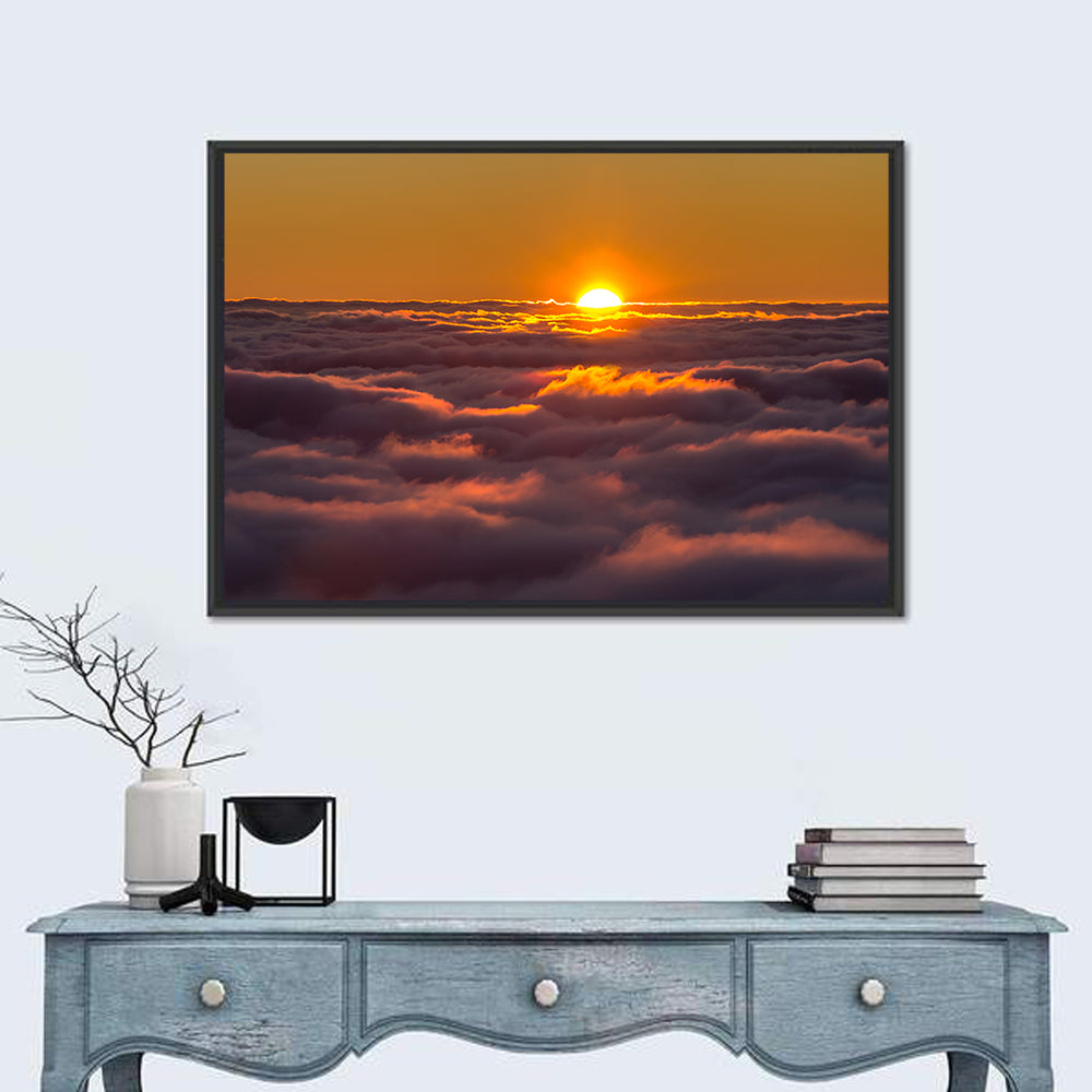 Sun Over Golden Clouds Wall Art