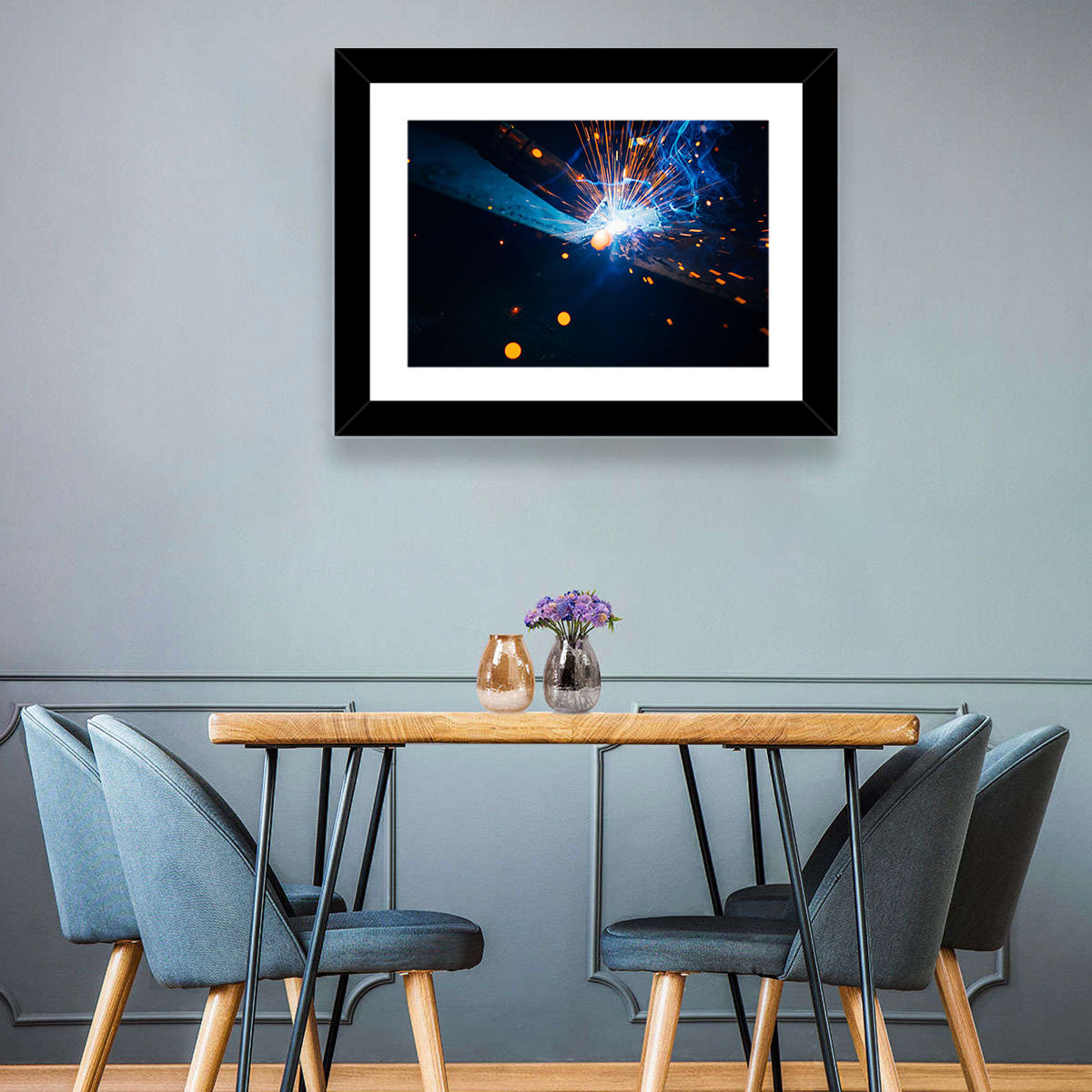 Molten Metal Sparks Wall Art