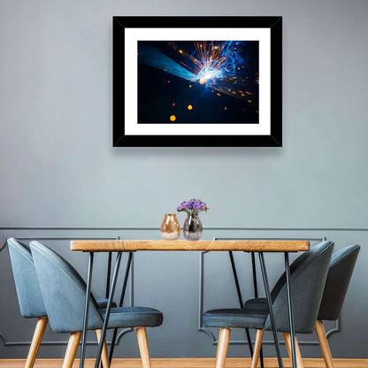 Molten Metal Sparks Wall Art