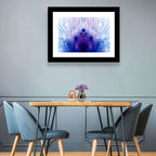 Mirrored Ink Splotch Abstract Wall Art