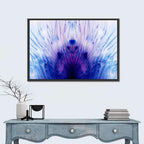 Mirrored Ink Splotch Abstract Wall Art