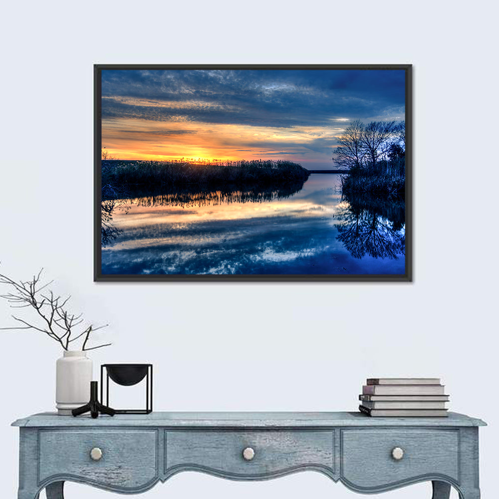 Louisiana Bayou Sunset Wall Art
