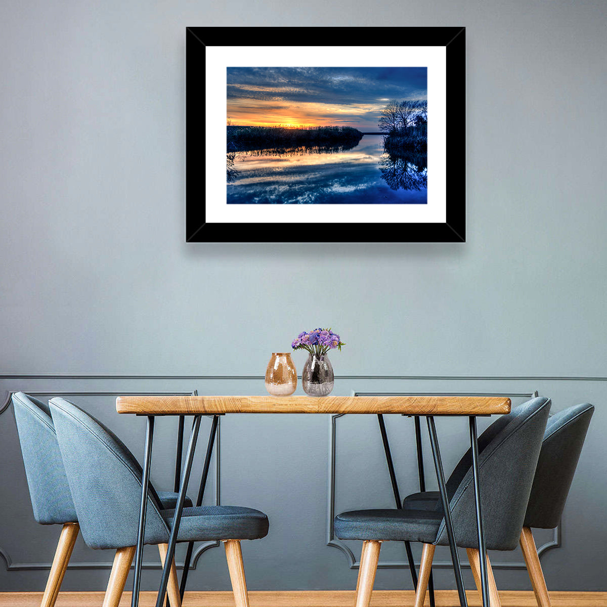 Louisiana Bayou Sunset Wall Art