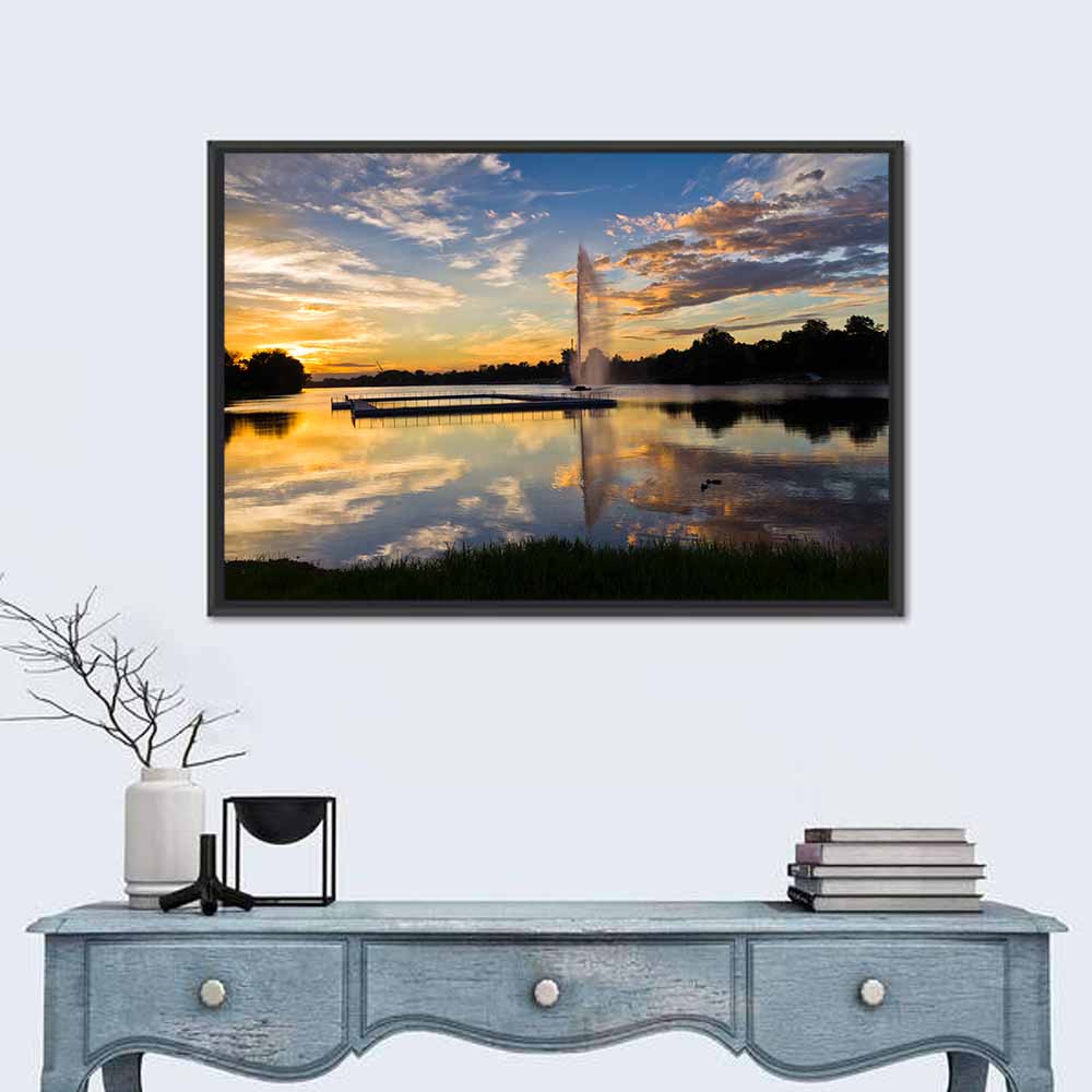 Ada Lake Sunset Ii Wall Art
