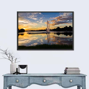 Ada Lake Sunset II Wall Art