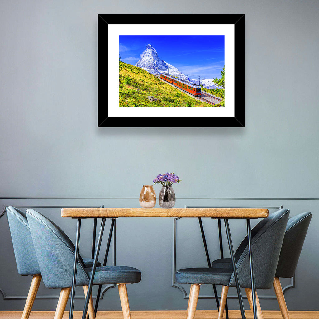 Gornergrat Train and Matterhorn Wall Art