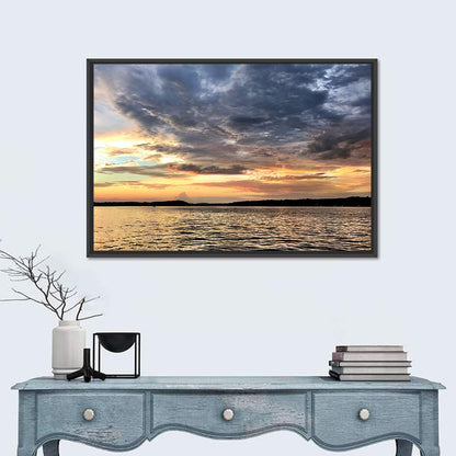 Lake Tillery Sunset Wall Art