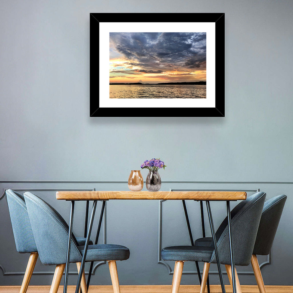 Lake Tillery Sunset Wall Art