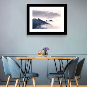 Foggy Carpathian Mountains Wall Art