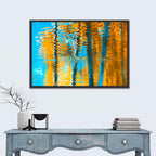Blue Autumn Reflection Wall Art