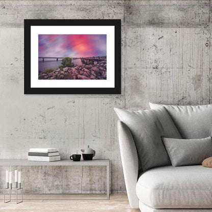 Amelia Island Sunset Bridge Wall Art