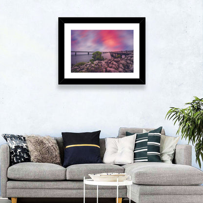 Amelia Island Sunset Bridge Wall Art