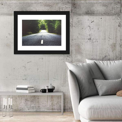 Summer Forest Road Wall Art