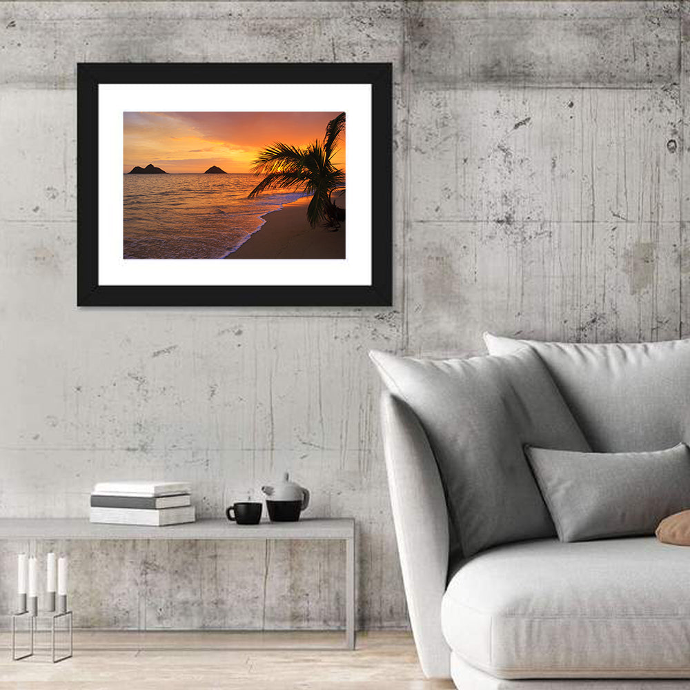 Lanikai Sunrise Over Na Mokulua Wall Art