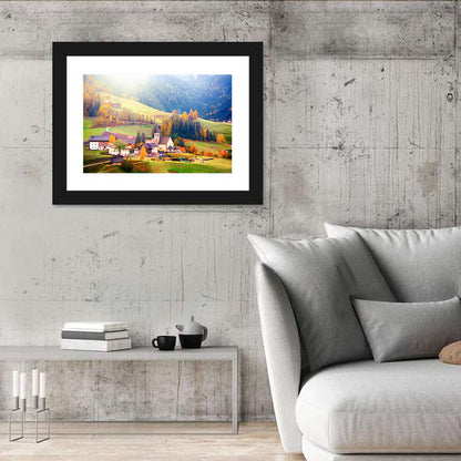 Santa Maddalena Village Wall Art