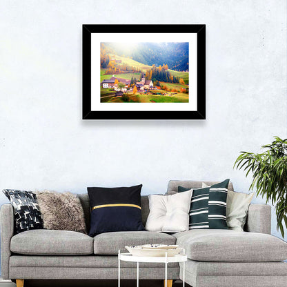 Santa Maddalena Village Wall Art