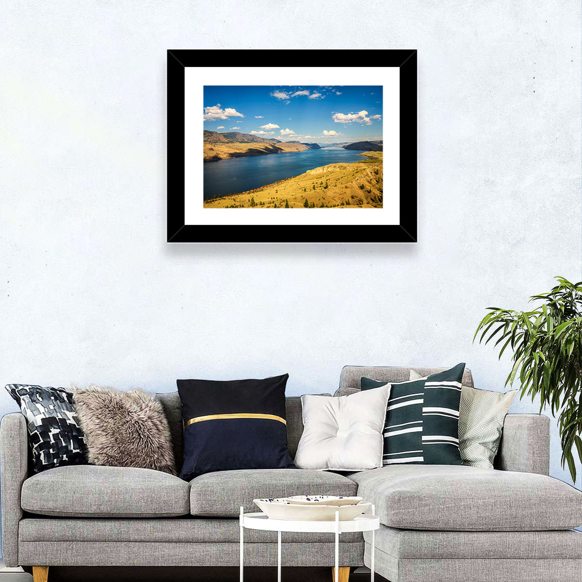 Kamloops Lake Shoreline View Wall Art