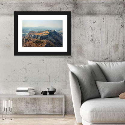 Rozafa Castle Aerial View Wall Art