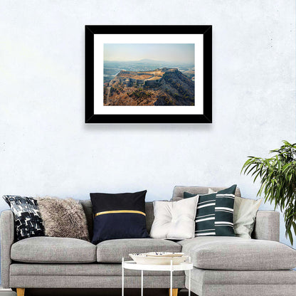Rozafa Castle Aerial View Wall Art