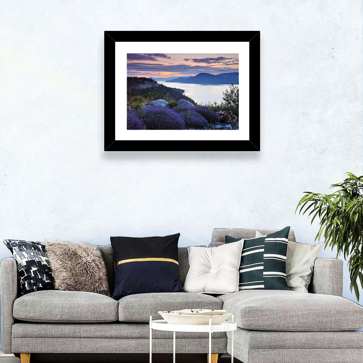 Okanagan Lavender Lake Wall Art