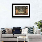 Danish Autumn Tree-lined Path Wall Art