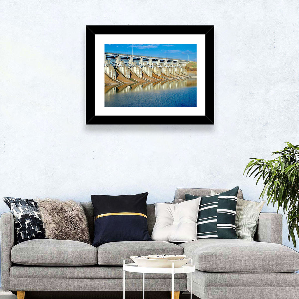 Lavon Dam Spillways Wall Art