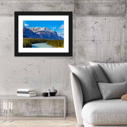 Abraham Lake Mountain View Wall Art