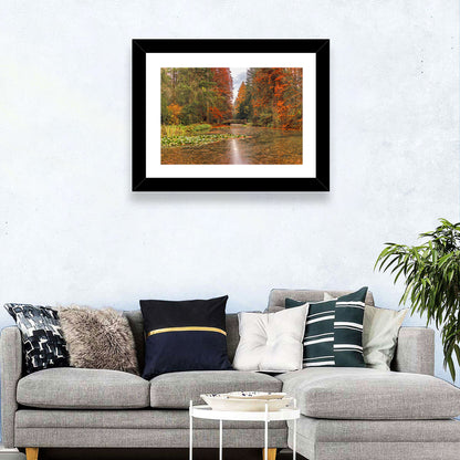 Simeria Arboretum Autumn Lake Wall Art