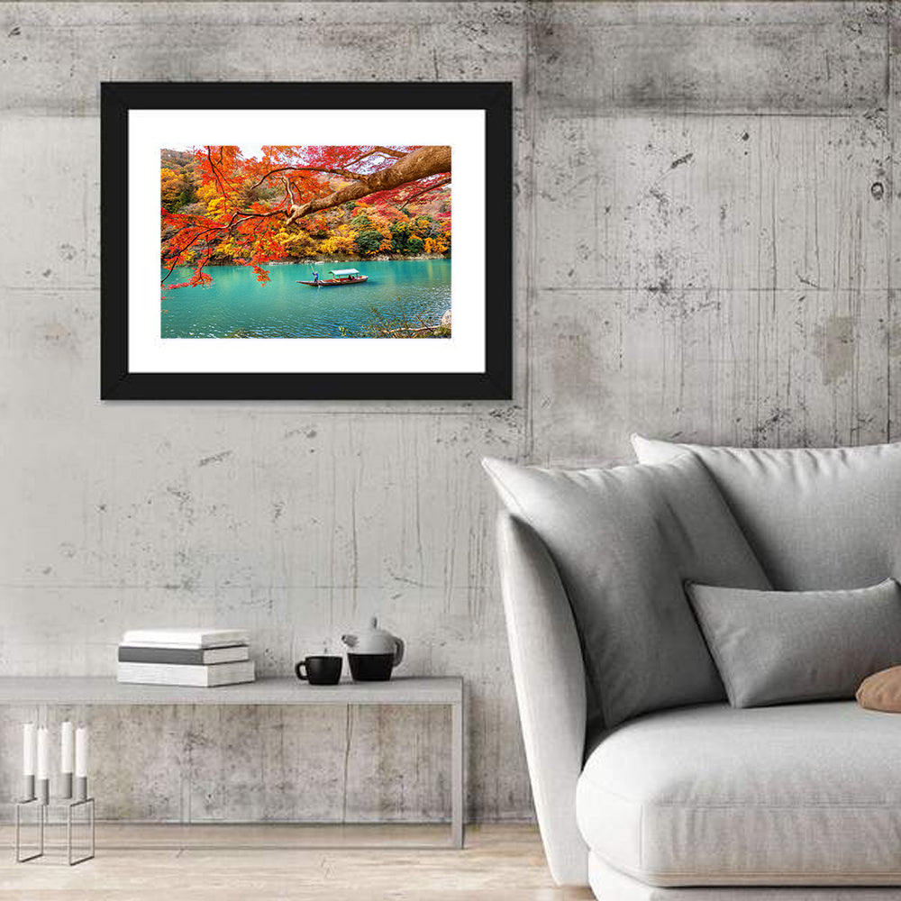 Hozugawa River, Kyoto Wall Art in a room, landscape