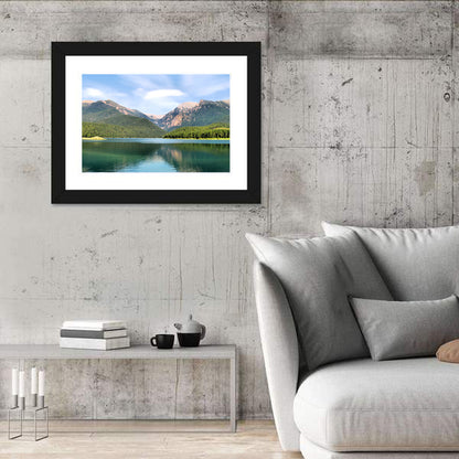 Mission Mountain Lake Reflection Wall Art