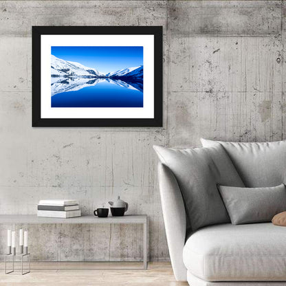 Tal Y Llyn Winter Reflection Wall Art