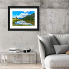 Lake Mjosa Reflection Wall Art