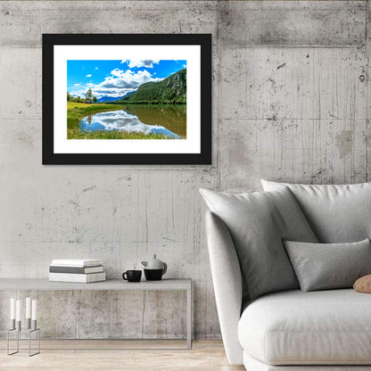 Lake Mjosa Reflection Wall Art