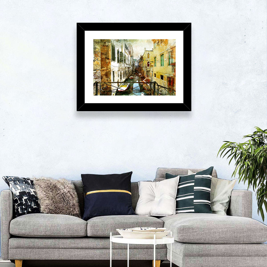 Venice Canal View Wall Art