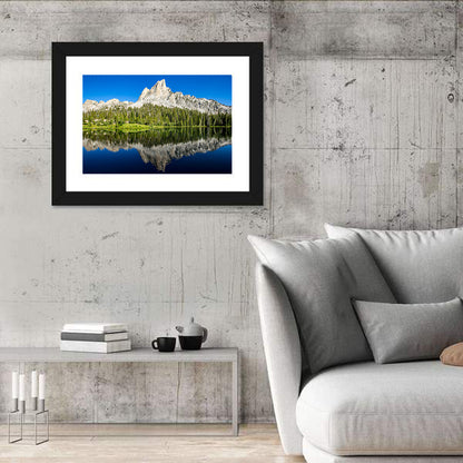 Sawtooth Peaks at Alice Lake Wall Art