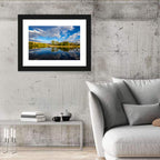 Boise River Rainbow Reflection Wall Art