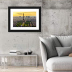 Eiffel Tower at Golden Hour Wall Art
